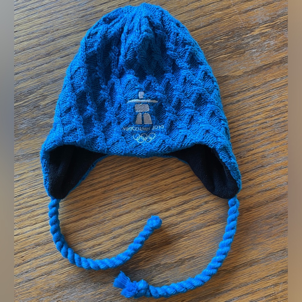 2010 Vancouver Winter Olympics Blue Toque with Tassels
